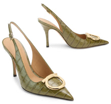 Carica l'immagine nel visualizzatore di Gallery, Slingback in pelle
