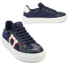 Carica l'immagine nel visualizzatore di Gallery, Sneakers in pelle scamosciata