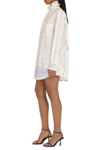 Carica l'immagine nel visualizzatore di Gallery, Abito chemisier in popeline di cotone