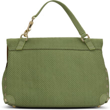 Carica l'immagine nel visualizzatore di Gallery, Borsa Postina small in pelle amoretto verde