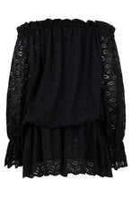 Carica l'immagine nel visualizzatore di Gallery, Blusa in pizzo con drappeggio