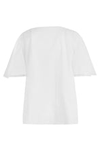 Carica l'immagine nel visualizzatore di Gallery, Blusa a maniche corte con volant