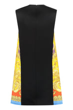 Carica l'immagine nel visualizzatore di Gallery, Abito corto con inserti in seta