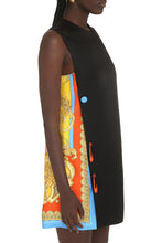 Carica l'immagine nel visualizzatore di Gallery, Abito corto con inserti in seta