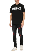 Carica l'immagine nel visualizzatore di Gallery, T-shirt in cotone stampa logo