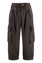 Carica l'immagine nel visualizzatore di Gallery, Pantaloni cargo Ronfare in gabardine