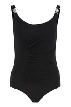 Carica l'immagine nel visualizzatore di Gallery, Body drappeggiato in stretch crêpe di jersey