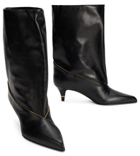 Carica l'immagine nel visualizzatore di Gallery, Stivale con tacco a stiletto in pelle