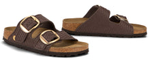 Load image into Gallery viewer, Arizona Big Buckle sandal in raffia