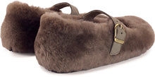 Carica l'immagine nel visualizzatore di Gallery, Ballerina in Shearling con cinturino