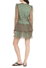 Carica l'immagine nel visualizzatore di Gallery, Abito Ava in chiffon stampato