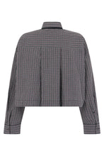 Carica l'immagine nel visualizzatore di Gallery, Camicia cropped con cravattino