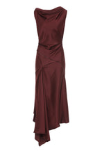 Load image into Gallery viewer, Asymmetrical midi dress