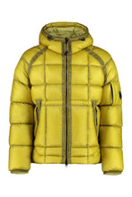 Carica l'immagine nel visualizzatore di Gallery, Piumino full-zip con cappuccio