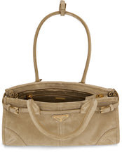 Load image into Gallery viewer, Prada Bonnie medium handbag in suede