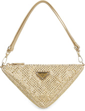 Load image into Gallery viewer, Triangle handbag with crystals