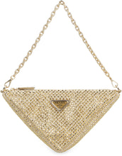 Load image into Gallery viewer, Triangle handbag with crystals