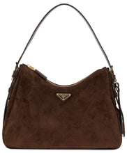 Load image into Gallery viewer, Shoulder bag in suede leather