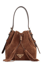 Load image into Gallery viewer, Suede bucket bag