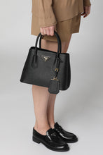 Load image into Gallery viewer, Double Leather tote