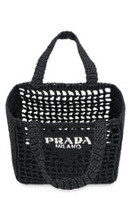 Carica l'immagine nel visualizzatore di Gallery, Mini tote bag in rafia