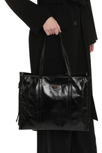 Load image into Gallery viewer, Large patent shopper bag