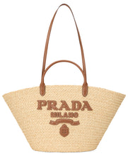 Carica l'immagine nel visualizzatore di Gallery, Borsa Tote grande in rafia