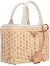 Load image into Gallery viewer, Raffia tote bag