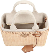 Load image into Gallery viewer, Raffia tote bag