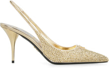 Carica l'immagine nel visualizzatore di Gallery, Slingback a punta con cristalli
