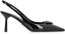 Load image into Gallery viewer, Patent leather slingback pumps