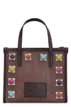 Carica l'immagine nel visualizzatore di Gallery, Mini tote bag Globetrotter con borchie