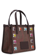 Carica l'immagine nel visualizzatore di Gallery, Mini tote bag Globetrotter con borchie