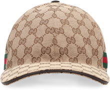 Load image into Gallery viewer, Baseball cap made of GG fabric