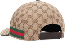 Load image into Gallery viewer, Baseball cap made of GG fabric