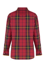 Carica l'immagine nel visualizzatore di Gallery, Camicia a quadri in twill di cotone