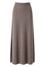 Carica l'immagine nel visualizzatore di Gallery, Gonna in cashmere con bordo a coste
