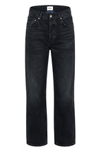 Load image into Gallery viewer, Wide-leg jeans in cotton denim