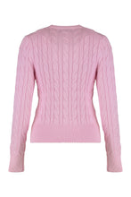 Load image into Gallery viewer, Cardigan with cable knit in cotton