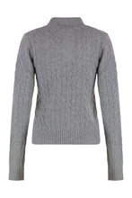 Carica l'immagine nel visualizzatore di Gallery, Polo in maglia con lavorazione a trecce