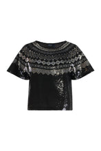 Carica l'immagine nel visualizzatore di Gallery, T-shirt con paillettes