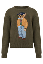 Load image into Gallery viewer, Sweater with Stylized Teddy Bear