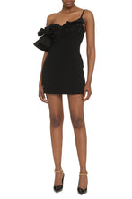 Carica l'immagine nel visualizzatore di Gallery, Abito Duna in lana con volant