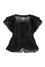 Carica l'immagine nel visualizzatore di Gallery, Blusa Madrana in cotone con volant
