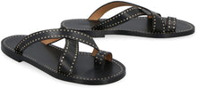 Load image into Gallery viewer, Jinsay leather flat sandals