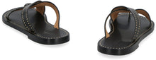 Load image into Gallery viewer, Jinsay leather flat sandals