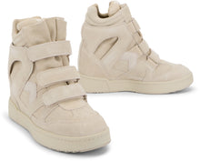 Carica l'immagine nel visualizzatore di Gallery, Sneaker alte IM3 in Pelle con Zeppa nascosta