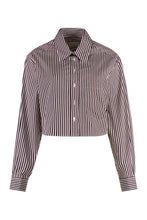 Carica l'immagine nel visualizzatore di Gallery, Camicia Fleora in popeline a righe