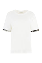 Load image into Gallery viewer, Viscose crew-neck T-shirt