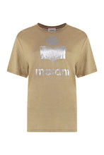 Carica l'immagine nel visualizzatore di Gallery, T-shirt Zewel in lino con logo